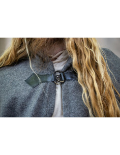 Capa de lã medieval modelo Tjark, cor cinza 2