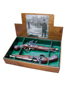 Conjunto de 2 pistolas de duelo inglesas, séc.