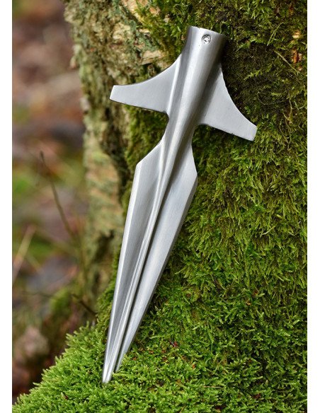 Ponta de lança Viking com asas, 28,5 cm.