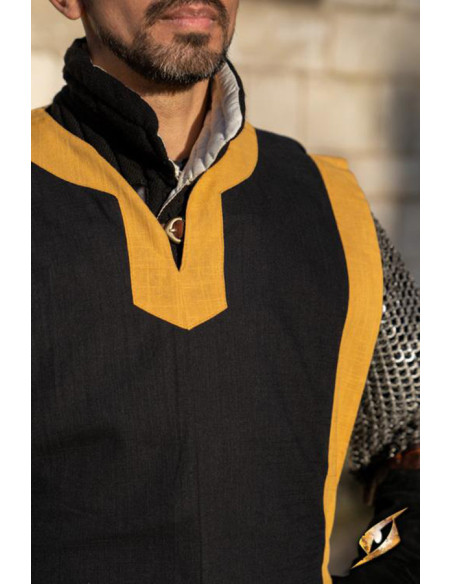 Tabardo medieval Clement bicolor,...