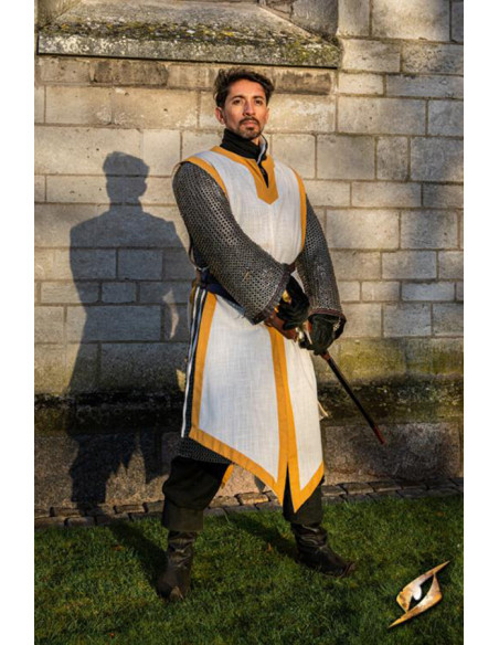 Tabardo medieval Clement bicolor,...