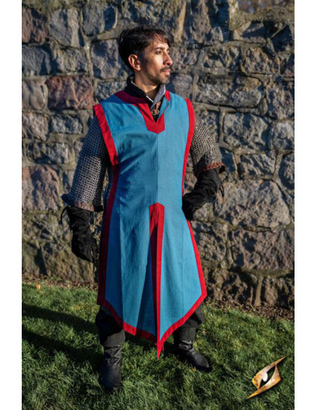 Tabardo medieval Clement bicolor,...