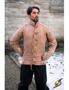 Camarão imperial com mangas, bege