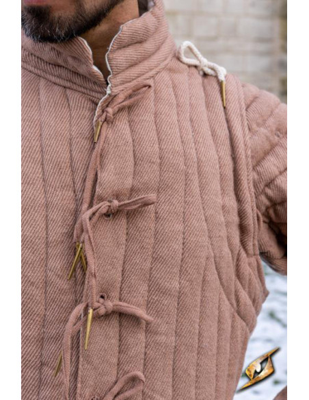 Camarão imperial com mangas, bege