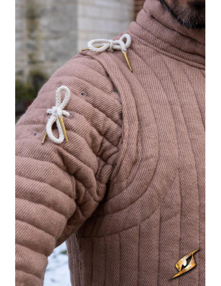 Camarão imperial com mangas, bege