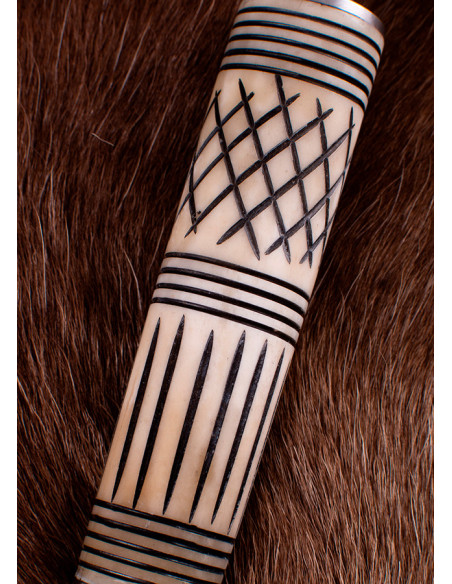 Adaga Viking Seax com cabo de osso