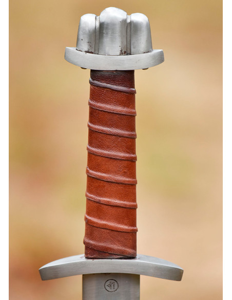 Espada viking pomo 3 lóbulos para...