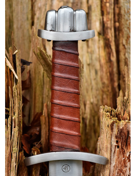 Espada viking pomo 3 lóbulos para...