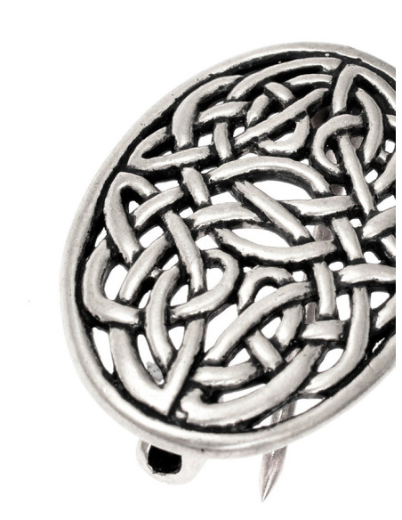 Broche Celta Openwork Nó Oval