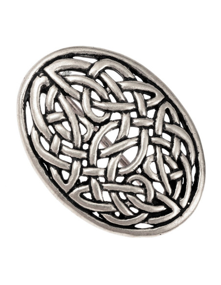 Broche Celta Openwork Nó Oval