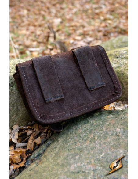 Grande bolsa de guerreiro medieval em...