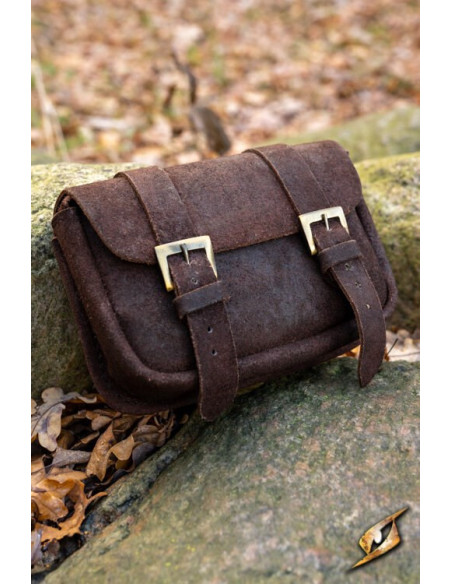 Grande bolsa de guerreiro medieval em...