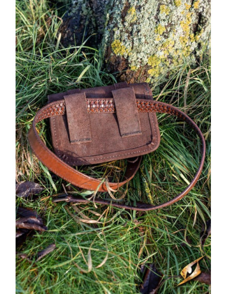 Grande bolsa de guerreiro medieval em...