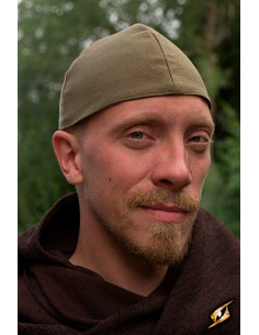 Boné medieval Baldur em verde oliva