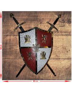Panóplia de Espadas com Escudo de Castela e Leão