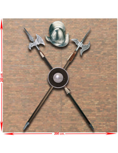 Panóplia de armas dos conquistadores espanhóis