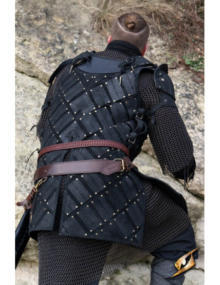 Armadura-brigandine do guerreiro...