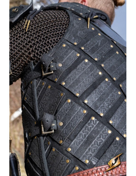 Armadura-brigandine do guerreiro...