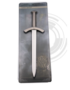 Abridor de cartas niquelado de Game of Thrones Robb Stark 2