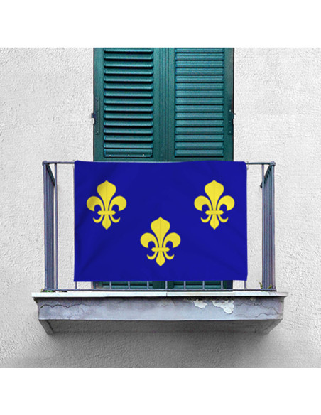 Estandarte-bandeira da França antes...