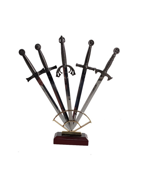 Conjunto de 5 abridores de cartas...