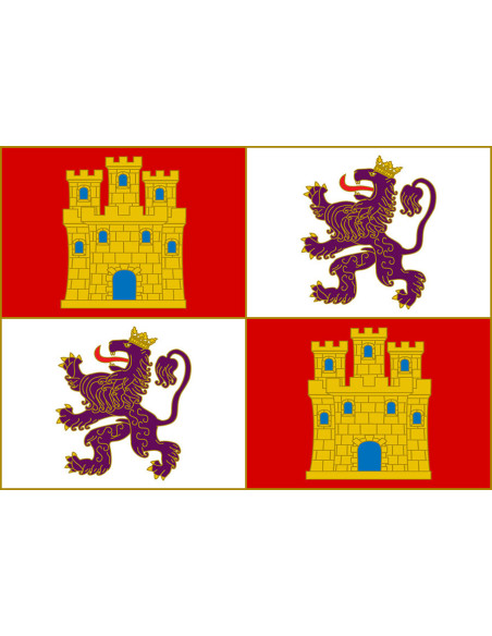 Estandarte-Bandeira Medieval da Coroa...