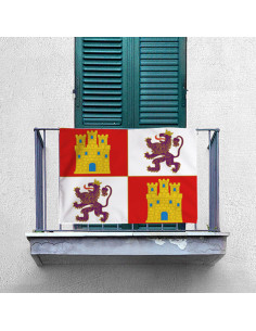 Estandarte-Bandeira Medieval da Coroa de Castela. Ano... 2