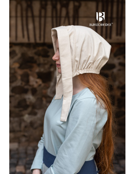 Boné medieval feminino Dagmar, cor...