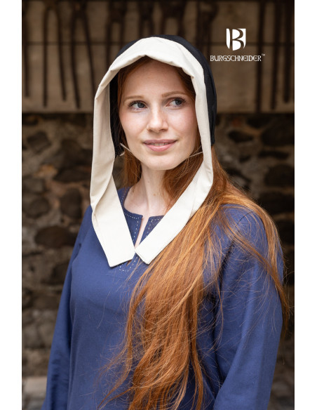 Boné medieval Bonnet feminino Dagmar,...