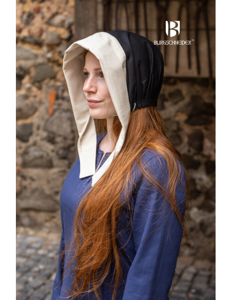 Boné medieval Bonnet feminino Dagmar,...