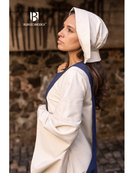 Boné medieval de mulher Bonnet Helga,...