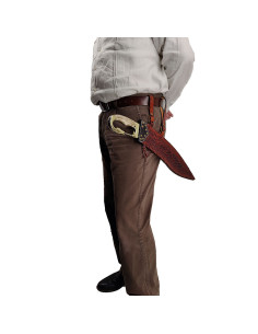 Falcata ibérica decorativa artesanal com bainha, lâmina... 2