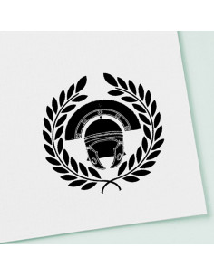 Carimbo e almofada de tinta das Legiões Romanas, várias... 2