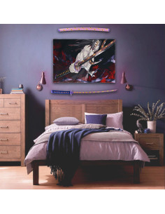 Estandarte Demon Slayer Tsugikuni Michikatsu + Pacote Katana 2