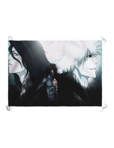Bleach Tensa Zangetsu Hollow Ichigo Banner-Bandeira...