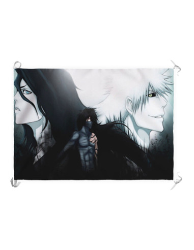 Bleach Tensa Zangetsu Hollow Ichigo Banner-Bandeira (70x100 cms.)
 Material-Cetim