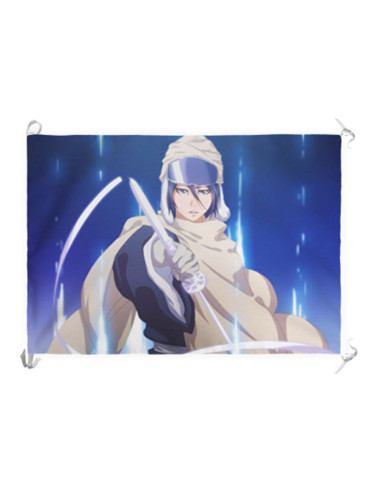 Banner-Bandeira Kuchiki Rukia de Bleach (70x100 cms.)
 Material-Cetim