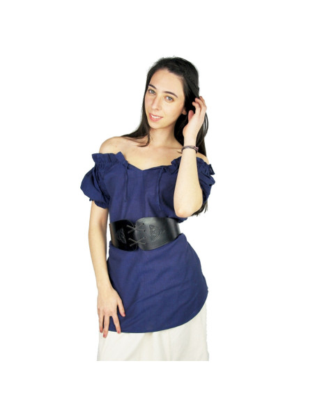 Cinto Celta feminino Alana em couro...