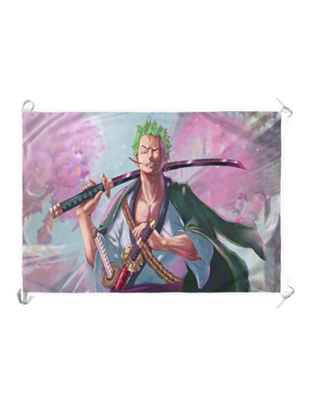 Banner-Bandeira Zoro anime One Piece...