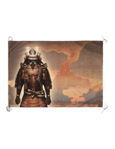 Estandarte-Bandeira Coragem do Último Samurai (70x100 cms.)
 Material-Cetim