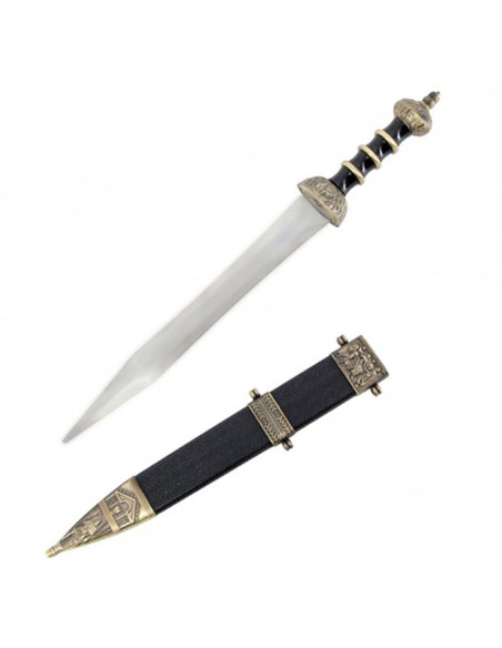 Espada infantil de bainha negra de...