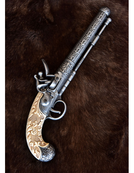 Pistola belga, Liège, pederneira,...