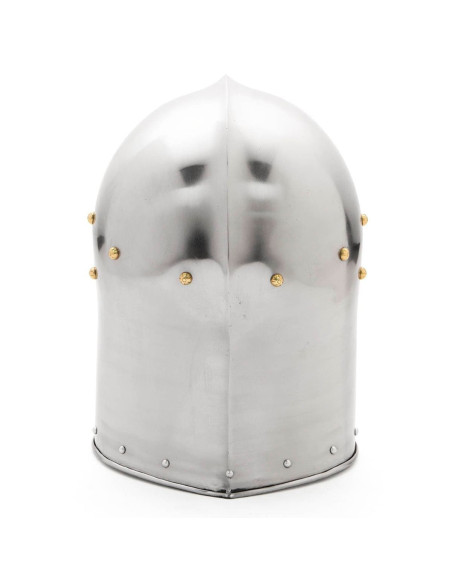 Capacete medieval tipo Barbuta sem...