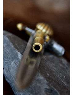 Pistola francesa, tipo adaga, século XVIII 2