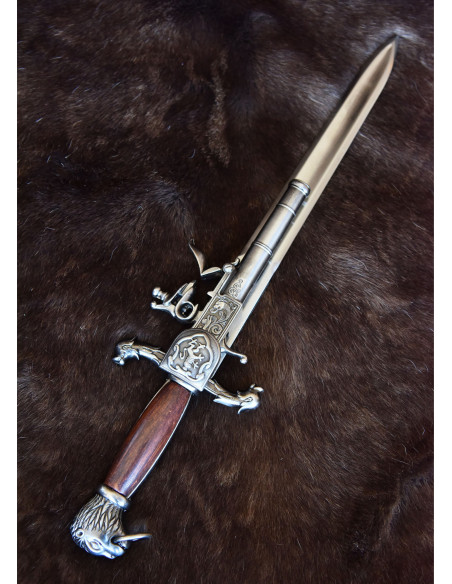 Pistola alemã, tipo adaga, século XVIII