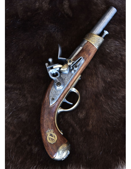 Pistola francesa Napoleon Flintlock