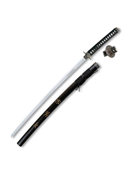 Katana preta Tole10 com suporte de...