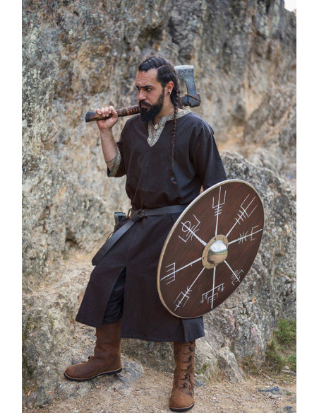 Túnica Viking manga curta Richard,...