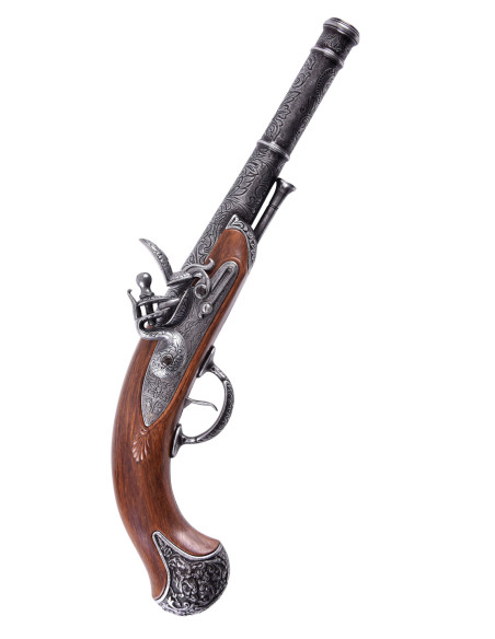 Pistola de pederneira inglesa modelo...