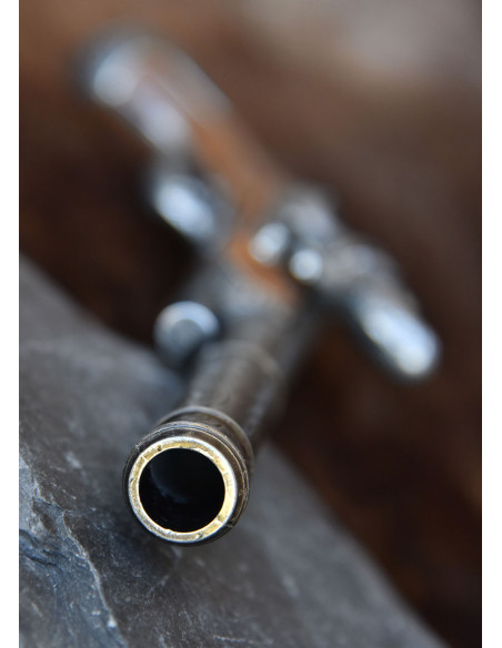 Pistola de pederneira inglesa modelo...